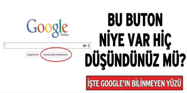 Google'de Bu Buton Neden Var Hiç Düşündünüz Mü ? Bakın Nedenmiş..