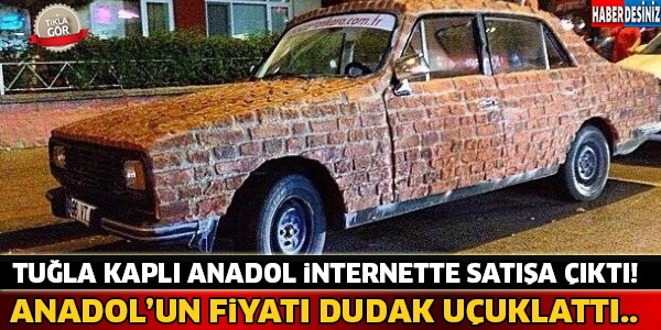 Tuğla Kaplı Anadol Fiyatıyla Dudak Uçuklattı ! İnternette Satışa Çıktı!