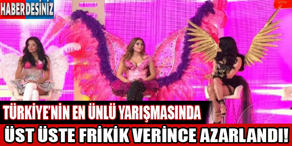 Türkiye'nin en ünlü yarışmasında üst üste frikik verince ortalık karıştı!