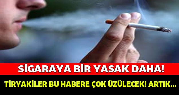 Bir Sigara Yasağı Daha Geliyor!