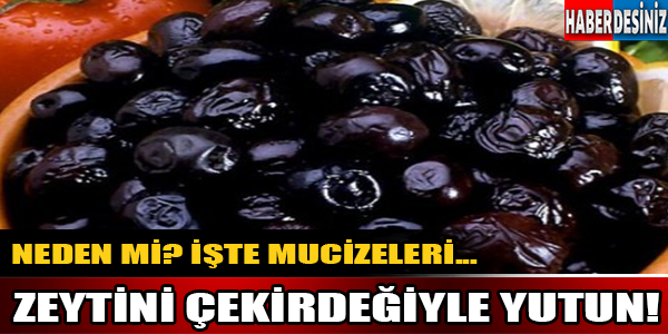 Zeytini Çekirdeğiyle Yutun! Neden mi ?