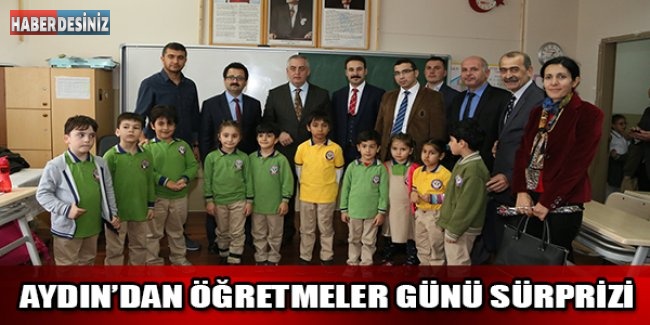 Aydın’dan Öğretmeler Günü sürprizi