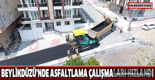 BEYLİKDÜZÜ’NDE ASFALTLAMA ÇALIŞMALARI HIZLANDI