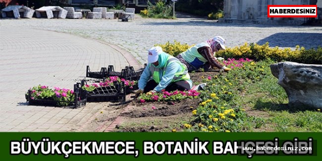 Büyükçekmece, botanik bahçesi gibi