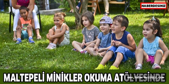 Maltepeli minikler okuma atölyesinde