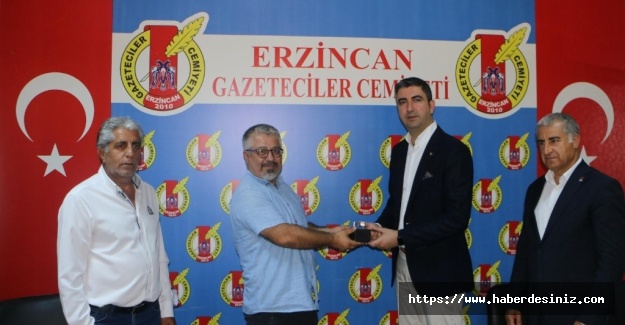 Yüksel'den Erzincan basınına ziyaret