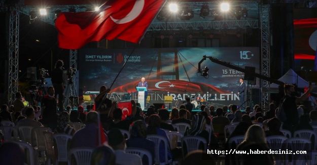 Ümraniye’de Demokrasi Nöbeti: Şehitler Unutulmuyor