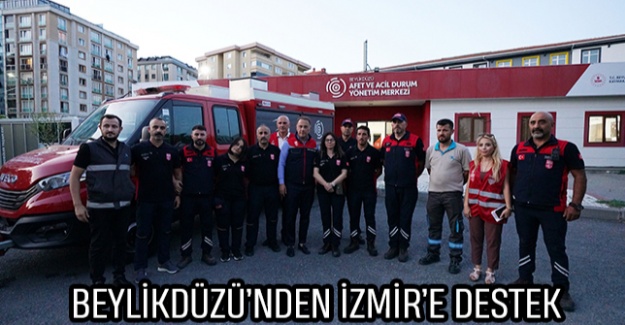 Beylikdüzü’nden İzmir’e Destek