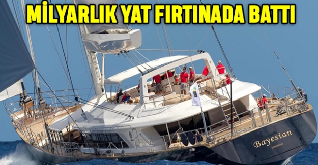 Milyarlık Yat Fırtınada Battı