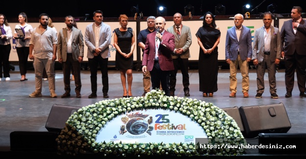 Uluslararası Büyükçekmece Festivaline Destek Verenlere Plaket