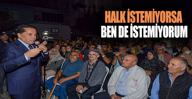 Halk istedi belediye yapmadı