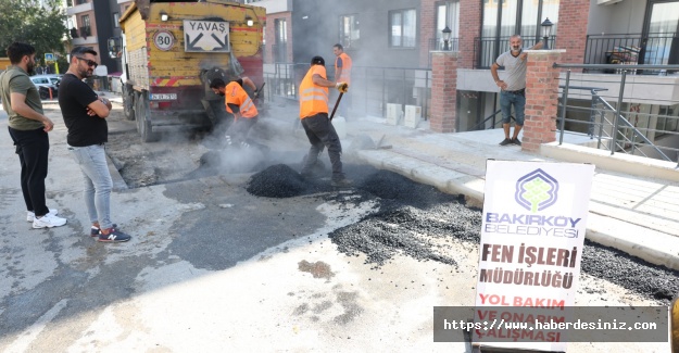 Bakırköy'de mahalleliye anında hizmet