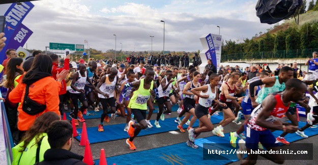 İmamoğlu 46. İstanbul Maratonu’nu başlattı