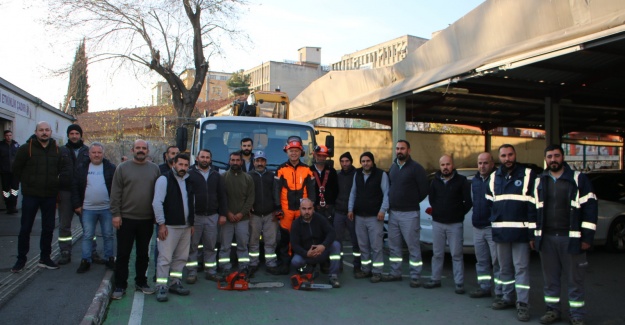 Kartal Belediyesi’nden Bilimsel Yöntemlerle Ağaç Bakımı