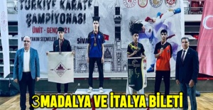 3 Madalya ve İtalya Bileti