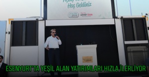 Esenyurt'ta Yeşil Alan Yatırımları Hızla İlerliyor