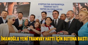 İmamoğlu Yeni Tramvay Hattı İçin Butona Bastı