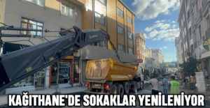 Kağıthane'de Sokaklar Yenileniyor