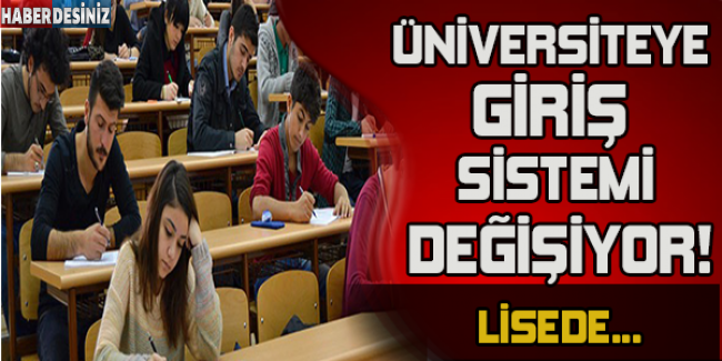 Üniversite sınav sistemi değişiyor